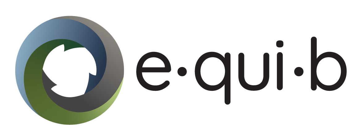 e•qui•b Logotype e•qui•b Logo